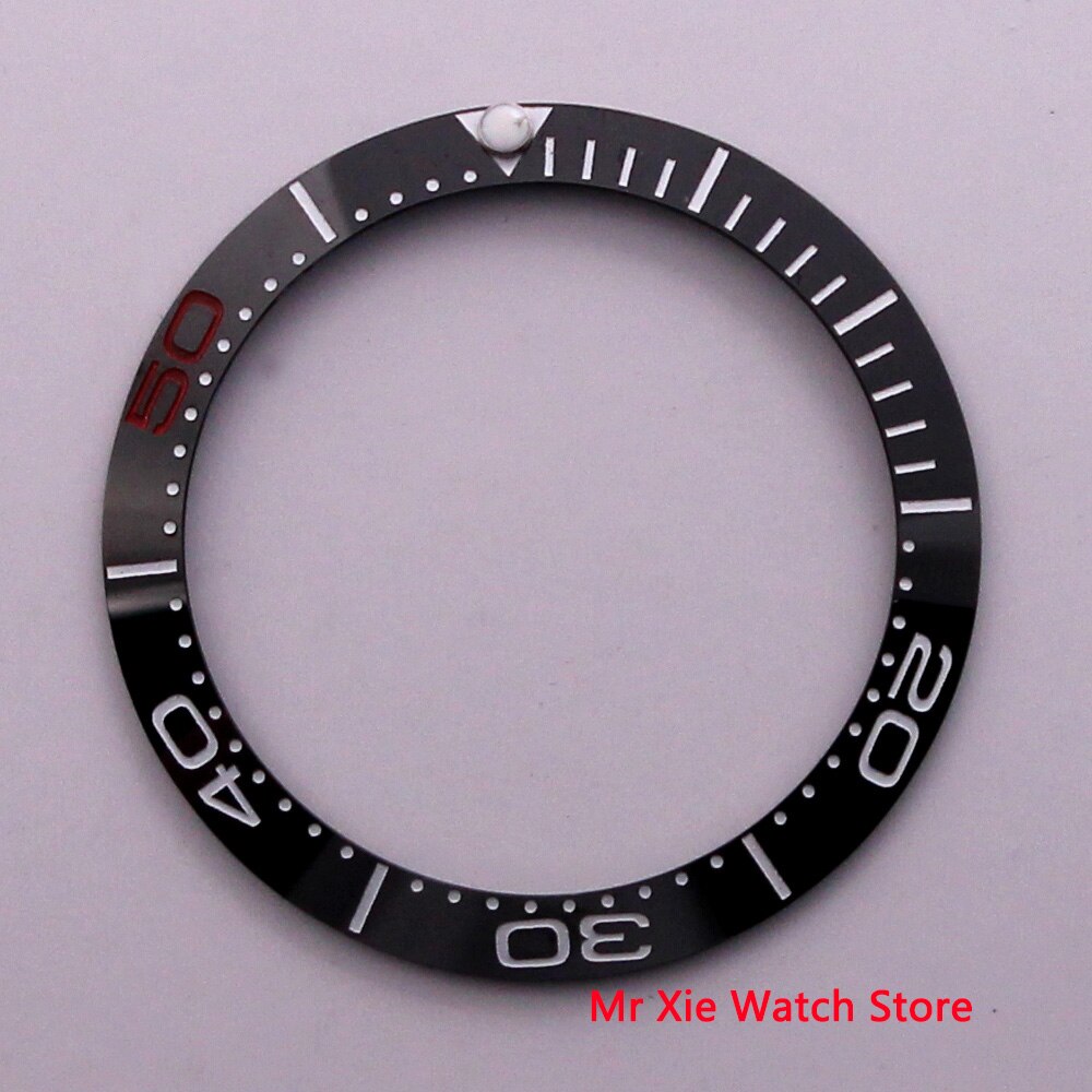 38mm schwarz keramik lünette einsatz leucht Punkt passen 40mm uhr fallen UNTER Automatische uhr