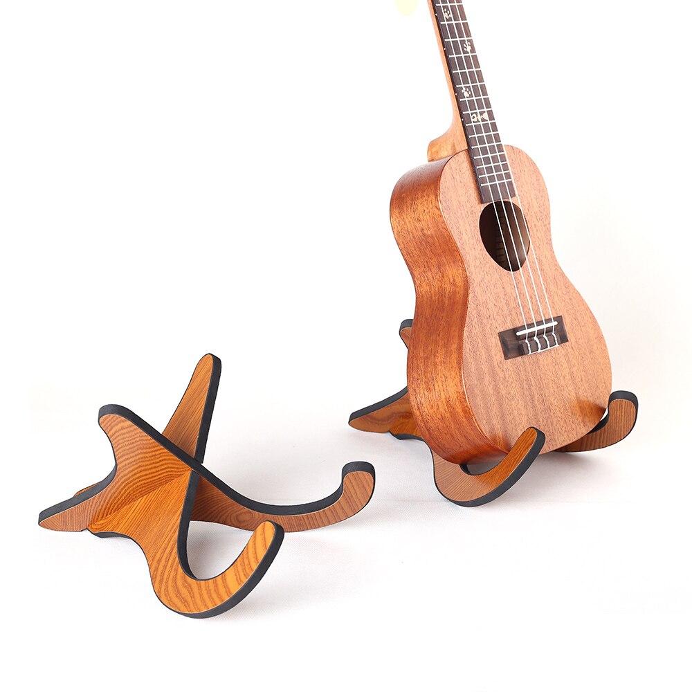 Ukulele Holz Ständer Holz Stehen Tragbare Halterung Halfter Regal Montieren für Ukulele Violine Mandoline Banjo