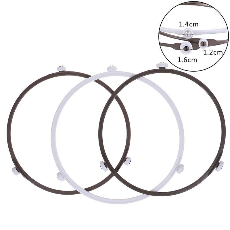 PPS Mikrowelle Plattenspieler Halterung Kreis Rotierenden Ring Unterstützung Rolle Halterung Glas Plattenspieler Basis Platte Tablett Halfter Stehen