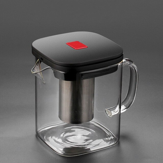 Alte glas blasiert teekanne Filter hause Tee Hersteller einstellen büro kung fu Tee puer Tee-einstellen elegante topf WY815