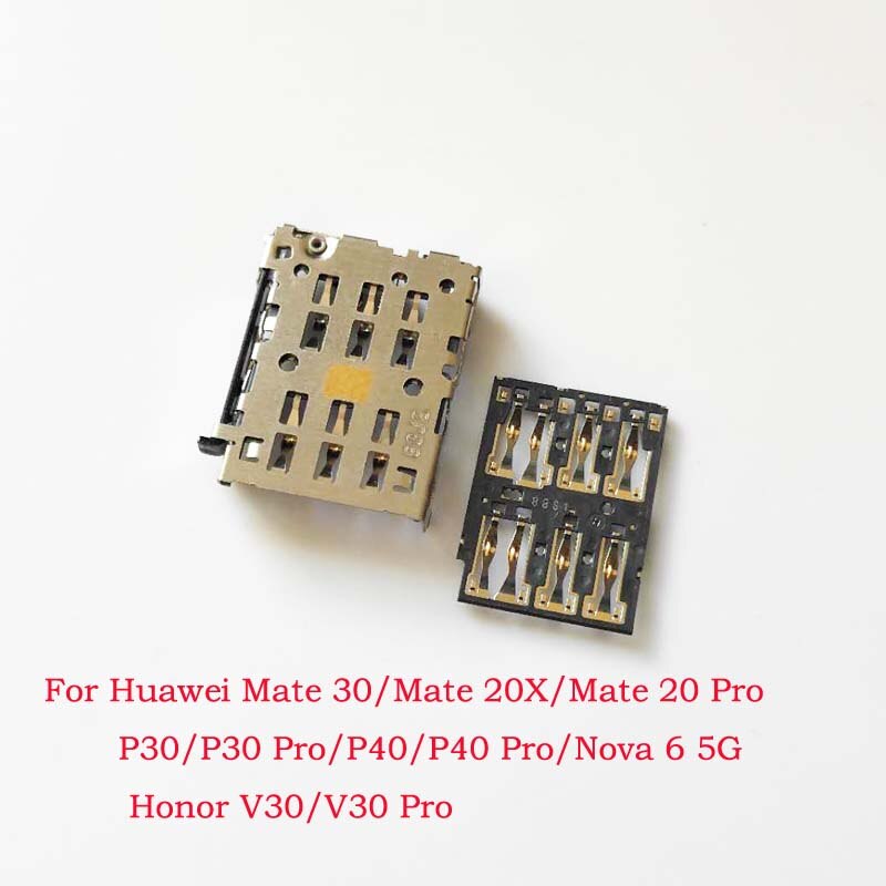 SIM Karte Leser Tablett Halfter Slot Adapter Für Huawei Kamerad 30/Kamerad 20X/Kamerad 20 Profi/P30/P30 Profi/P40/P40 Profi