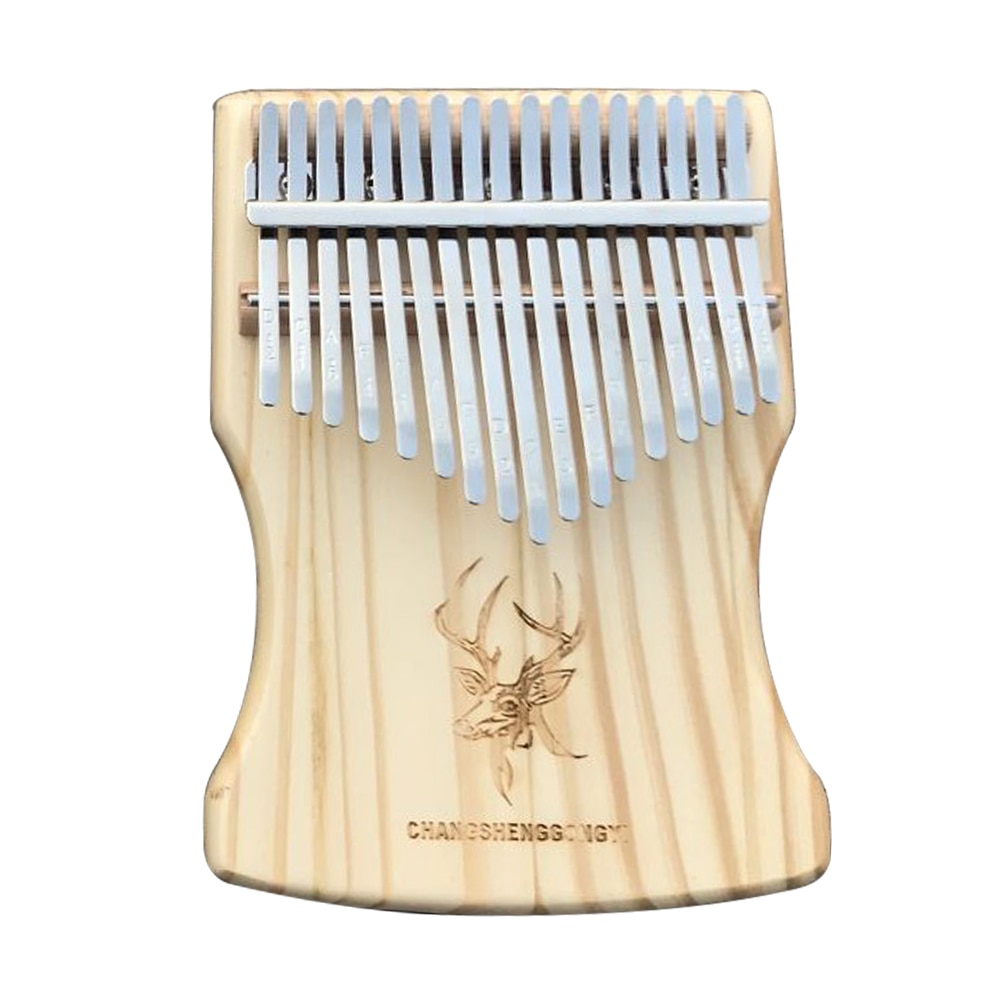 17 schlüssel Kalimba afrikanisch Feste Daumen Finger Klavier Holz Kalimba Tragbare Musical Instrument Daumen Klavier