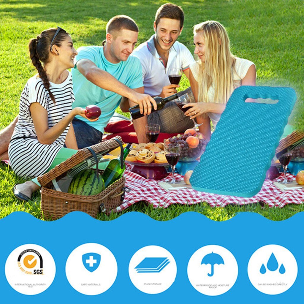 Tragbare Wasserdichte Garten Knie Knie Pads Anti-Unterhose EVA Krabbeln Pads Anti-Verschmutzung matt für Haushalt Innen und draussen