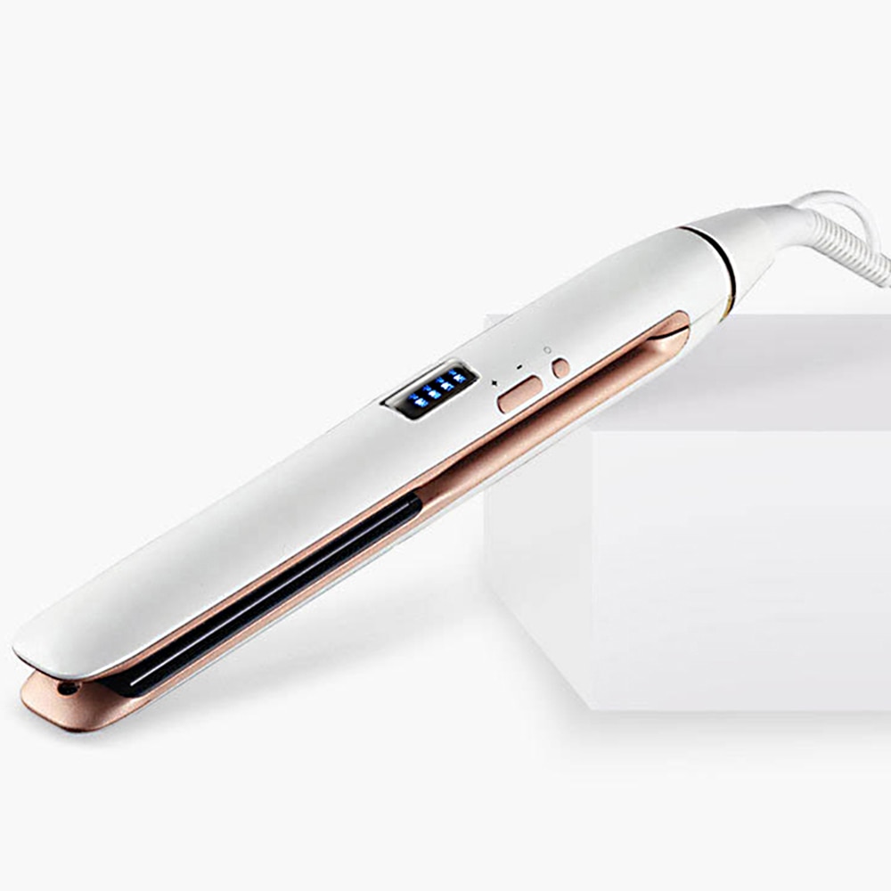 Professionelle Haarglätter Eisen LED-anzeige Keramik Beschichtung Platte ionisch Eisstockschießen Eisen Chapinha Flache Eisen Styling Werkzeug