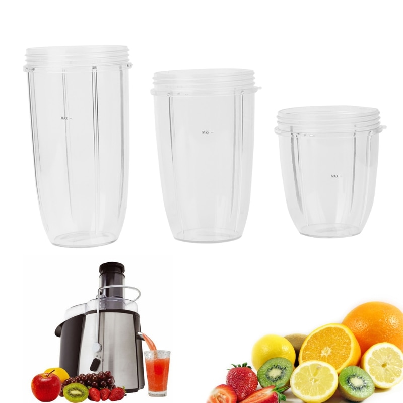 Entsafter Tasse Becher Klare Ersatz Für NutriBullet Nutri Einschuss Entsafter 18/24/32 UNZEN U1JE
