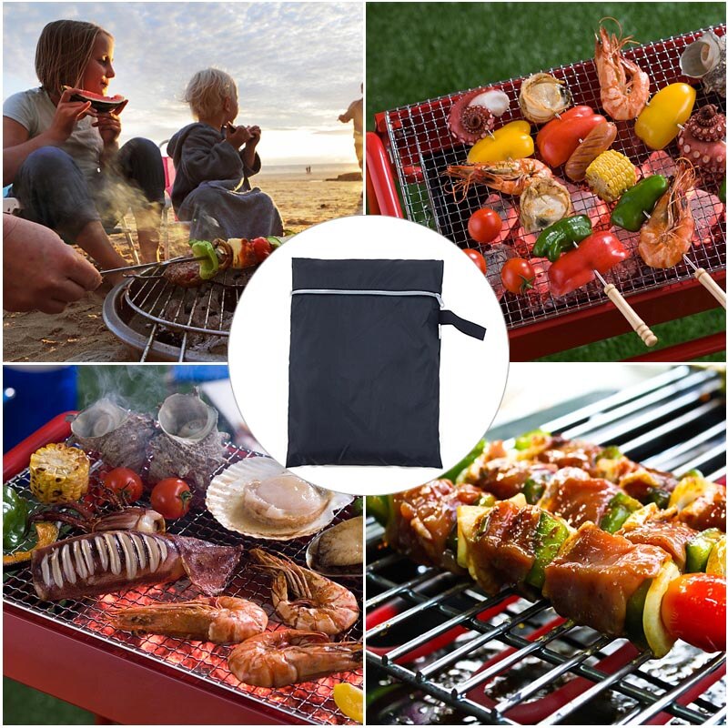 Zubehör draussen Garten Wasserdicht Grill Abdeckung Grill Abdeckung Anti Staub Regen Für Gas Holzkohle Elektrische Barbe Grill