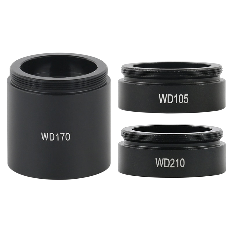 WD105/1X WD170/0,75X WD210/0,5X Industrielle Monokulare CMount Objektiv Video Mikroskop Barlow Objektiv Hilfs Objektiv M35 Montage