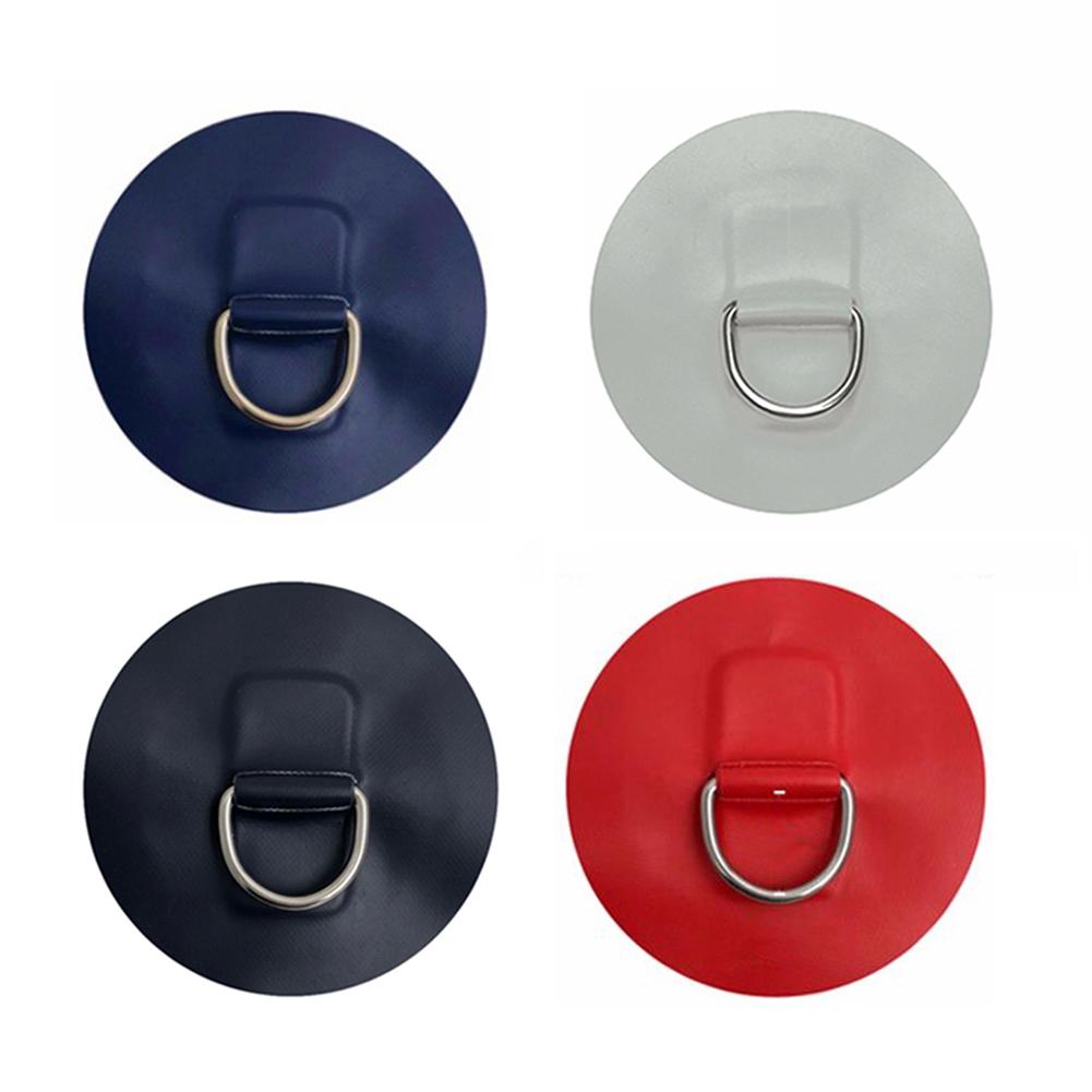 11cm Edelstahl D Ring Pad/Patch Für PVC Aufblasbare Stiefel Floß Schlauchboot Kanu Surfbrett sup Kajak Krawatte unten passend zu Zubehör
