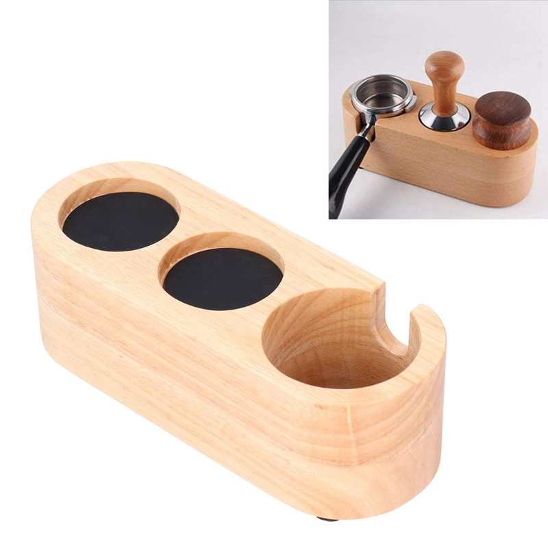 Holz Kaffee Filter manipulieren Halfter Stehen Unterstützung Basis Gestell Kaffee Werkzeuge Zubehör manipulieren Halfter Hause Kaffee Zubehör