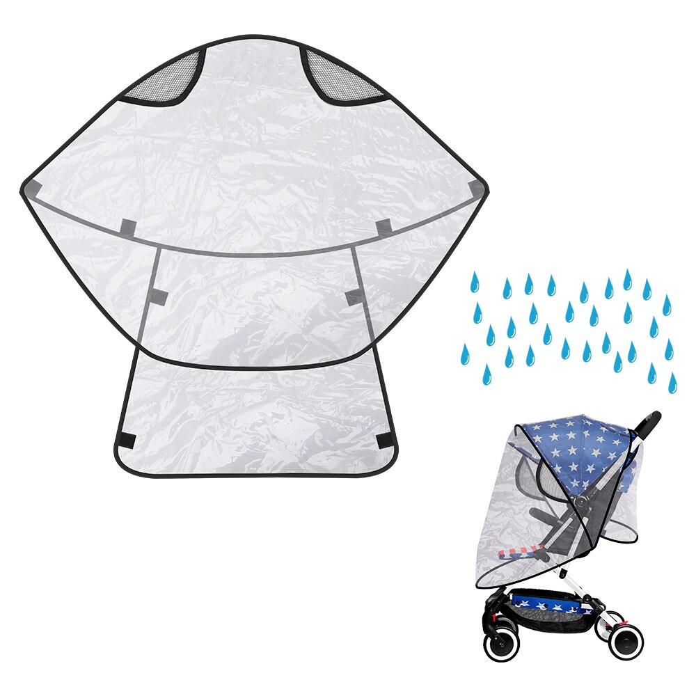 Baby Kinderwagen Regenschutz Wind Staub Schild Baby Kinderwagen Kinderwagen Kinderwagen Regen Abdeckung Universal- transparent Wasserdichte Regen Abdeckung