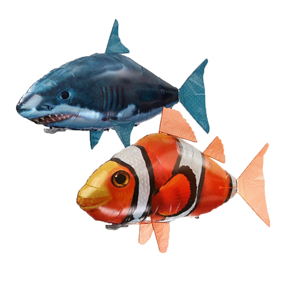 RC Fliegende Fische Hai Clown Elektrische Luft Aufblasbare Fliegen Fisch Fernbedienung Spielzeug für freundlicher Erwachsene