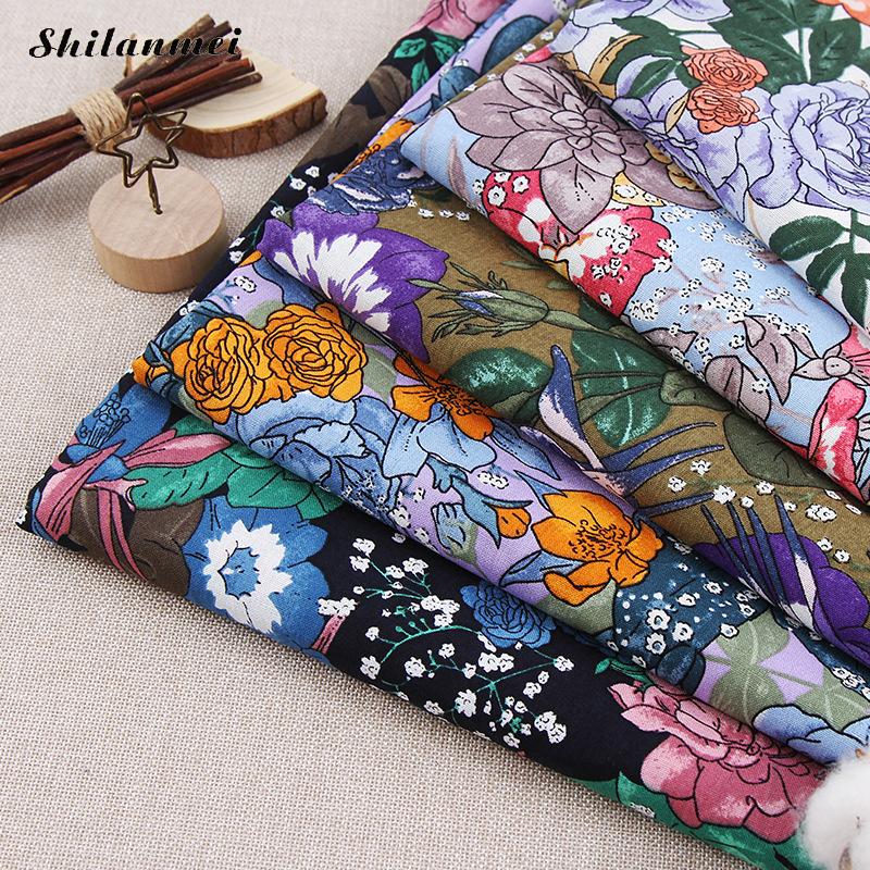 Kleidung Baumwolle Stoff Poplin Baumwolle Kleid Material DIY Pro Herstellung Kleidung Vorhang Tabelle Stoff Decke Startseite schlicht Baumwolle Stoff