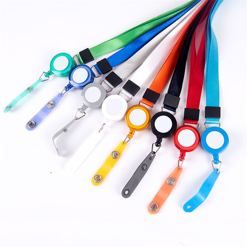 1pc Versenkbare Schlüsselband Nacken Gurt Krankenschwester Ich würde Karte Halfter Abzeichen Kreditkarte Halfter Papeleria Schild Karte Halfter Kawaii Stationären