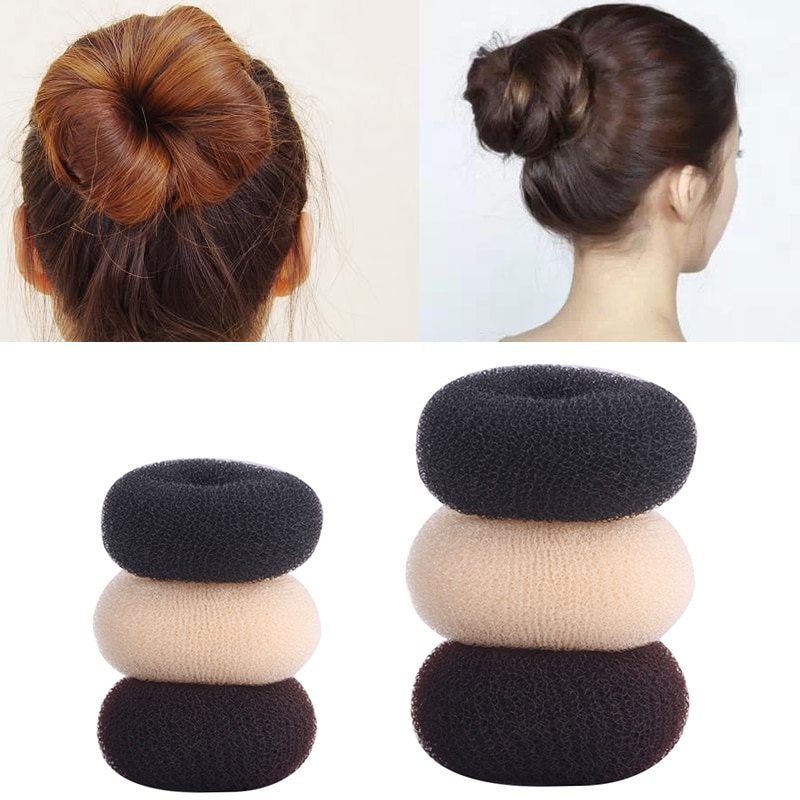 Haar Hersteller Krapfen Magie Schaum Schwamm Einfach Großen Ring Haar Styling Werkzeuge Produkte Frisur Haar Zubehör Für Mädchen Frauen TXTB1