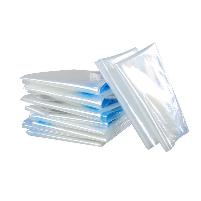 Startseite Organizer Vakuum Tasche Lagerung Tasche Dichtung Paket Mit Ventil Paket transparent Grenze Faltbare Druck Reisen sparen Tasche