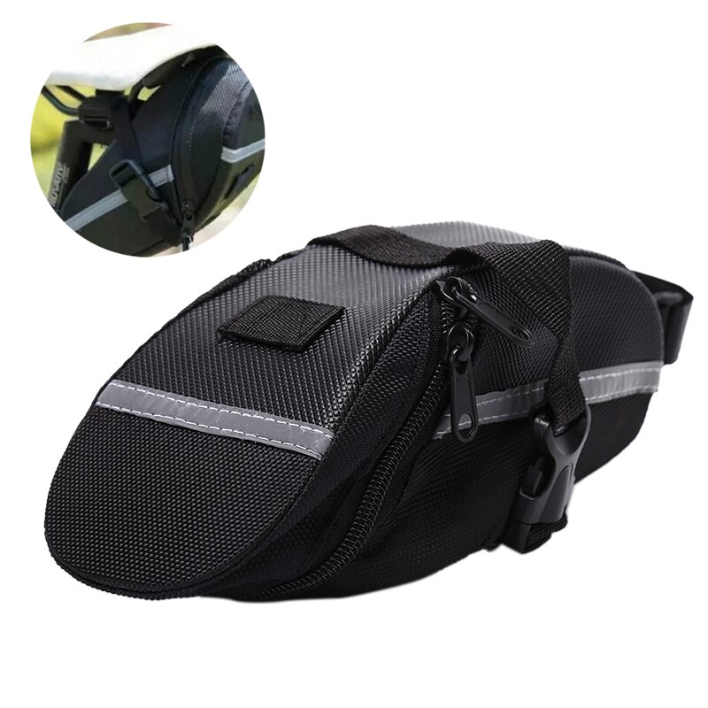 Kleine Fahrrad Sattel Tasche Wasserdichte MTB Mountainbike Hinten Zurück Unter Sitz Tasche Schwanz Tasche Sattelstütze Radfahren Zubehör