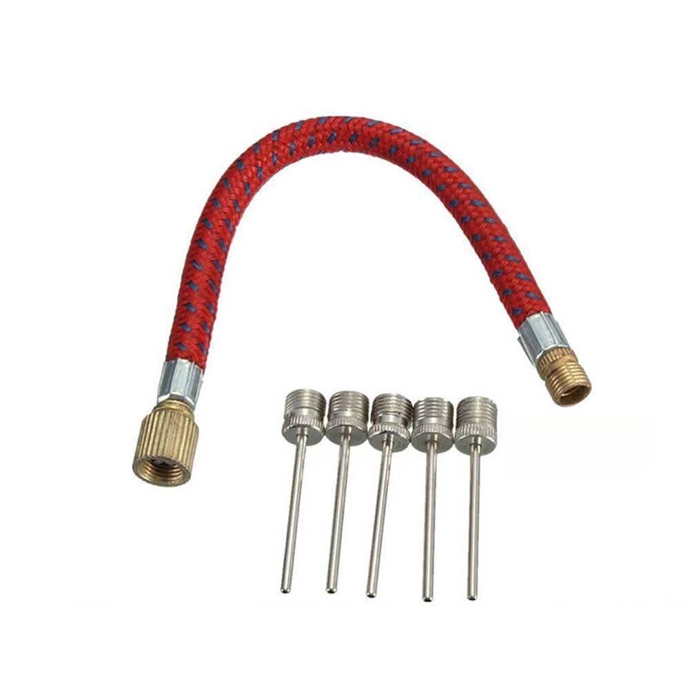 Aufblasbare Gelenke Fahrrad Reifen Inflation Pumpe gemeinsam Ventil Zubehör Ball Schlauch Stecker Fahrrad Reifen Stecker Nadel MTB W8L4