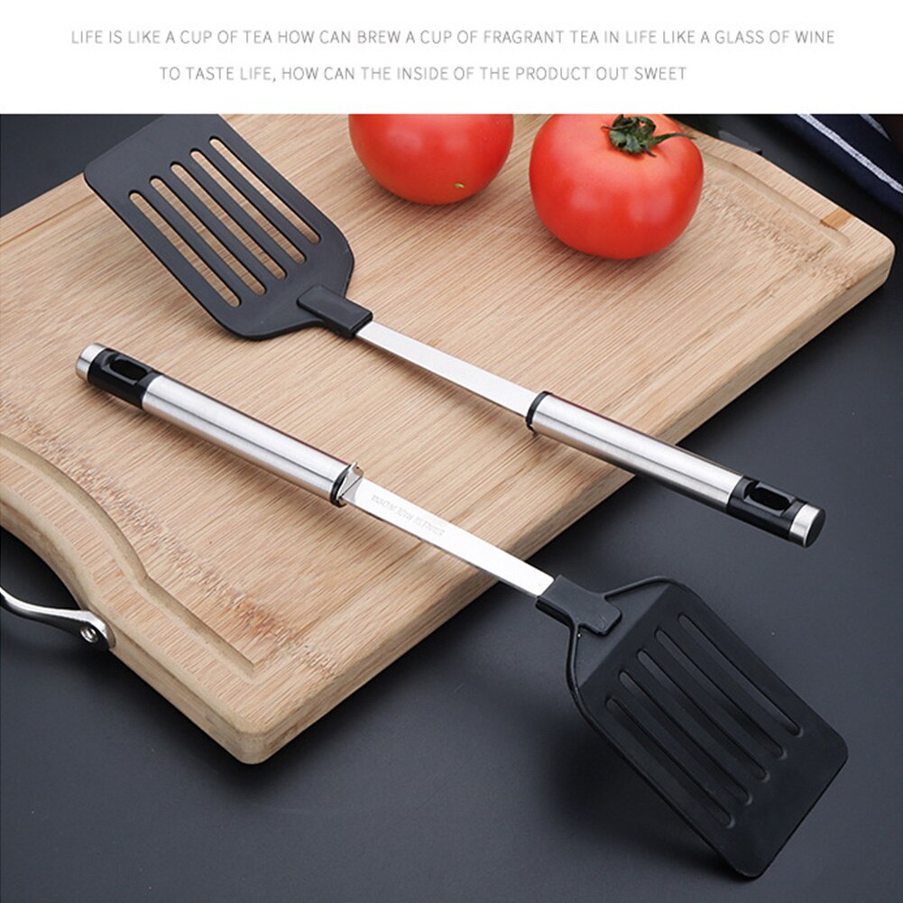 Hause Eier Fisch Steak Wärme Beständig Hängen See Scoop Spachtel Gebraten Schaufel Grill Multifunktionale Professionelle Nylon Kopf