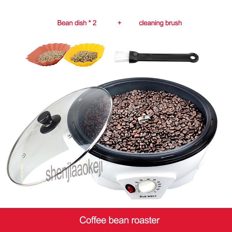 Kommerziellen Kaffee Bohne backen maschine kaffeebohne röster maschine Nicht-Stock Pfanne Hause rösten maschine Mini Backen werkzeug 220 -240v