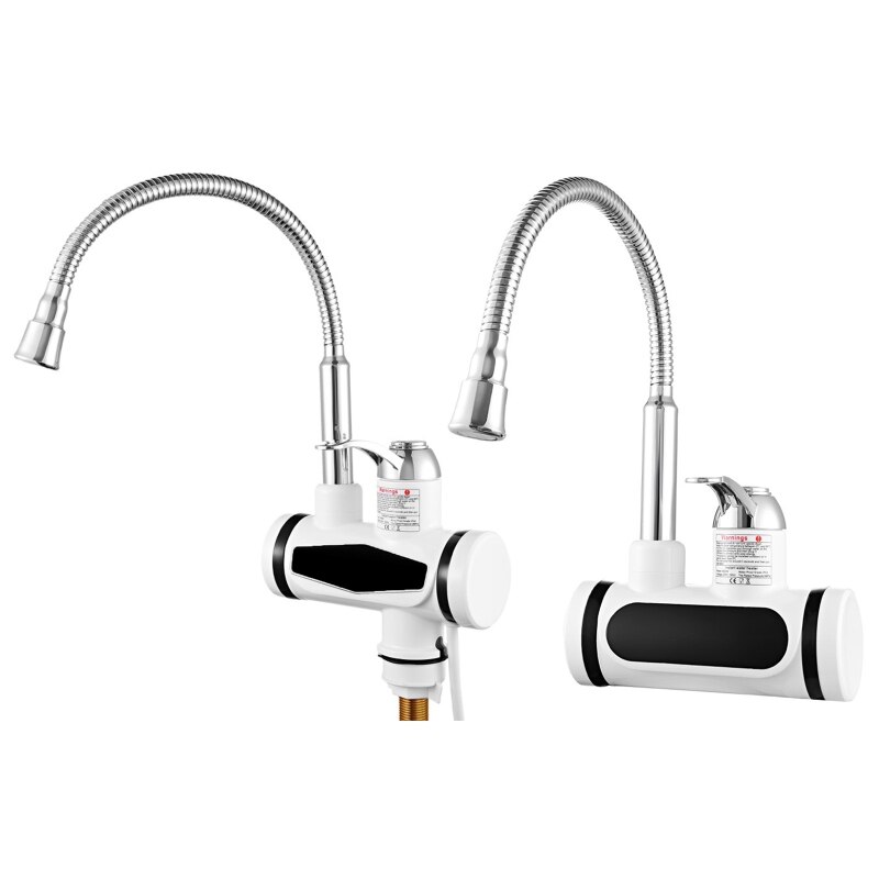 sofortig Elektrische Wasser Heizung Schnelle Heizung Becken Wasserhahn Küche Schlecht Tankless Warmwasser Waschbecken Wasserhahn mit Temperatur Anzeige