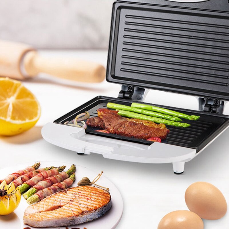Elektrische Mini Sandwich Hersteller Grill Panini Frühstück Maschine Grill Steak Braten Ofen UNS Stecker