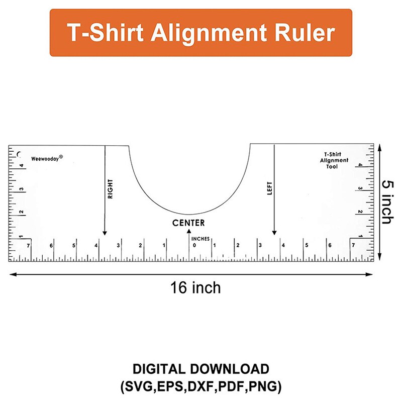 T-Shirt Lineal Handbuch Vinyl T Herrscher Sublimation Entwürfe auf T-Shirt Vinyl Lineal Handbuch Größe Diagramm T Herrscher-UY8