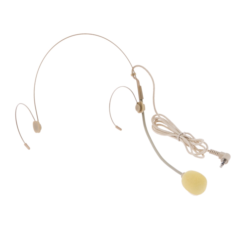 Profi Doppel OhrbüGel-Headset Kopf-montiert Headworn Mikrofon kabellos System Vokal aufsammeln Kondensator Mikrofon