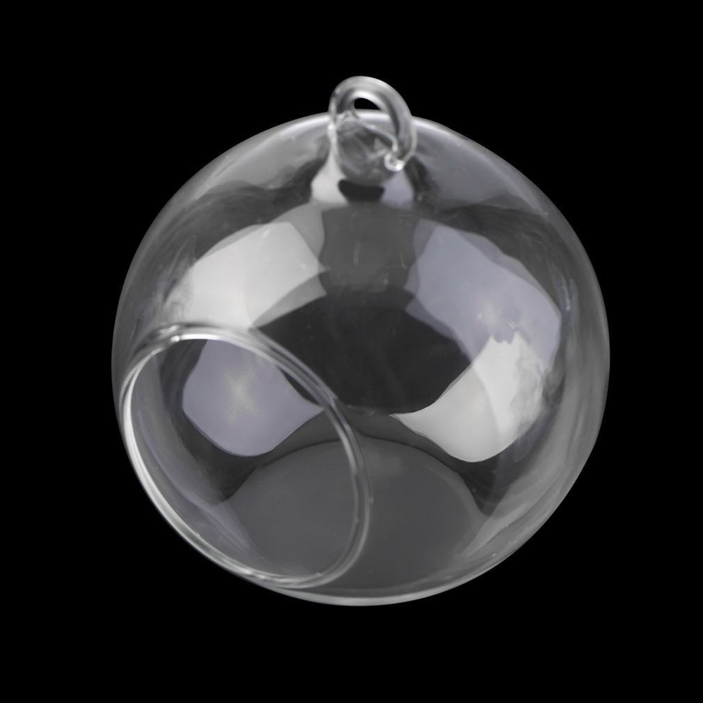 Durchmesser 8cm Hängende Glas Vase Blumen Anlage Tisch Vase Stehen Halfter Terrarium Container Handgemachte handwerk Hochzeit Dekor Vase