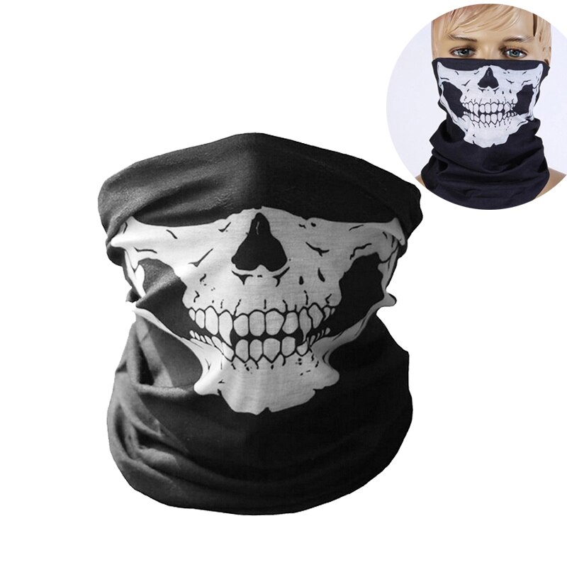 Fahrrad Ski Bandana Schädel unheimlich Motorrad Gesicht Maske Radfahrer Reiten Schal Frauen Männer Schals Winddicht Gesicht Schild draussen Sport