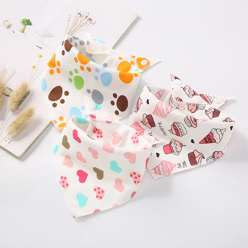 Baby Lätzchen Junge Mädchen Bandana Wasser Absorbieren Lätzchen Spuck Tuch Dreieck Baumwolle Baby Schal Rülpsen Baby Weihnachten Zubehör