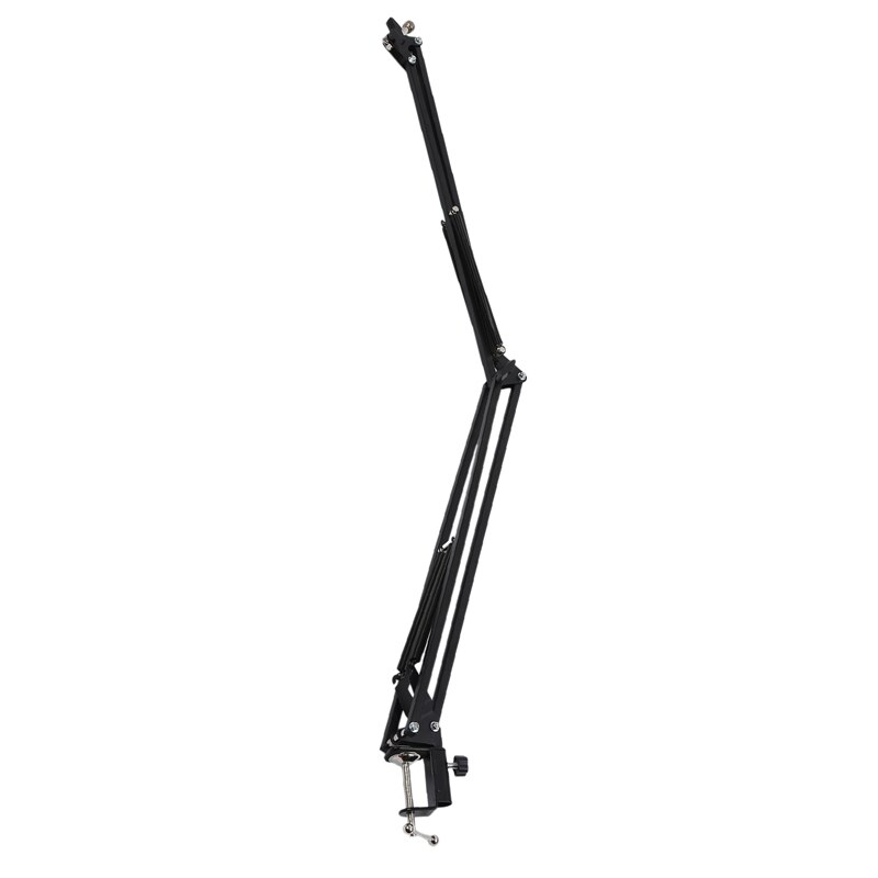 NB39 Mikrofon Schere Arm Stehen 100Cm Hohe Tabelle oben Boom Mic Suspension Montieren für Blau Yeti Profi USB Mikrofon Halfter