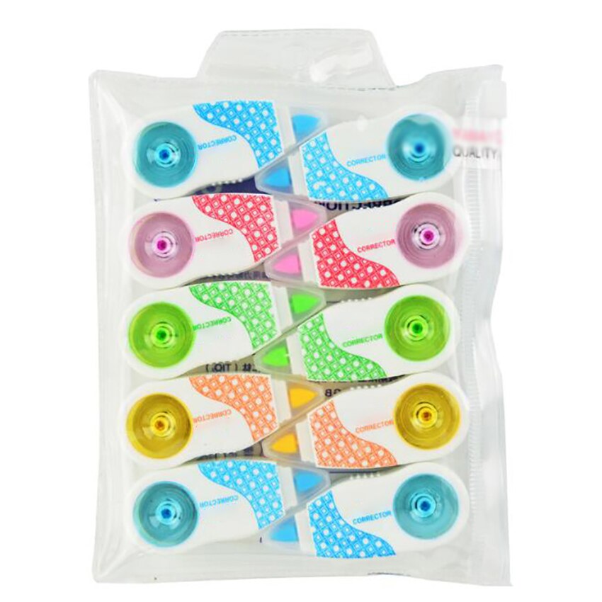 10 Teile/satz Büro Korrektur Band Schreibwaren Liefert, Mini Weiß Aus Korrektor Verändert Band Schüler freundlicher Schreiben Korrektur Band