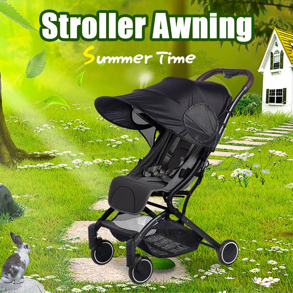 Kinderwagen UV-beständig Markise Universal- Abnehmbare Baby Sonnenschutz Winddicht Sonne-nachweisen Kinderwagen Zubehör