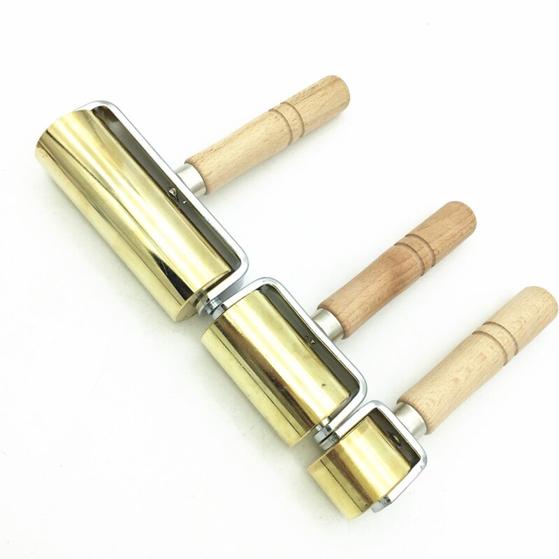 Gold 26/60/100mm leder DIY Hand falte werkzeug leder handwerk DIY handgemachten rindsleder Werkzeug leder Rolle edger