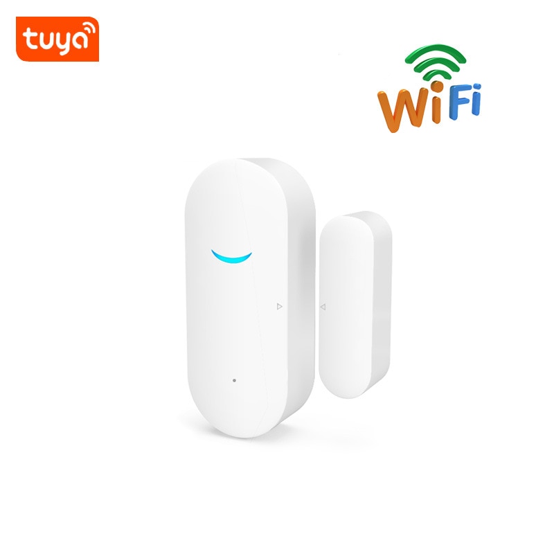 Tuya Clever WiFi Tür Sensor Tür Offen/Geschlossen Detektoren Wifi Hause Alarm Kompatibel Mit Alexa Google Heimat Tuya APP