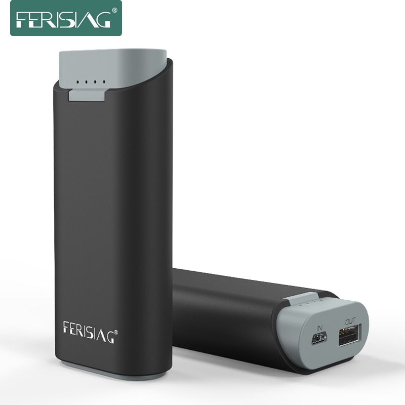 FERISING 5200 mah Mini Energie Bank Externe 18650 Lithium-Pack Batterie Tragbare Pover Bank Energie Schnelle Ladegerät für Moblie Telefon