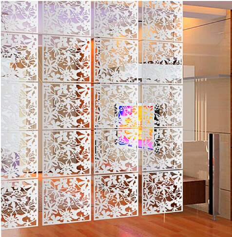 6 stücke schmetterling Zauberstab hängen bildschirm Partition wohnzimmer vorhang bildschirm Partition wohnzimmer Falten bildschirm dekoration