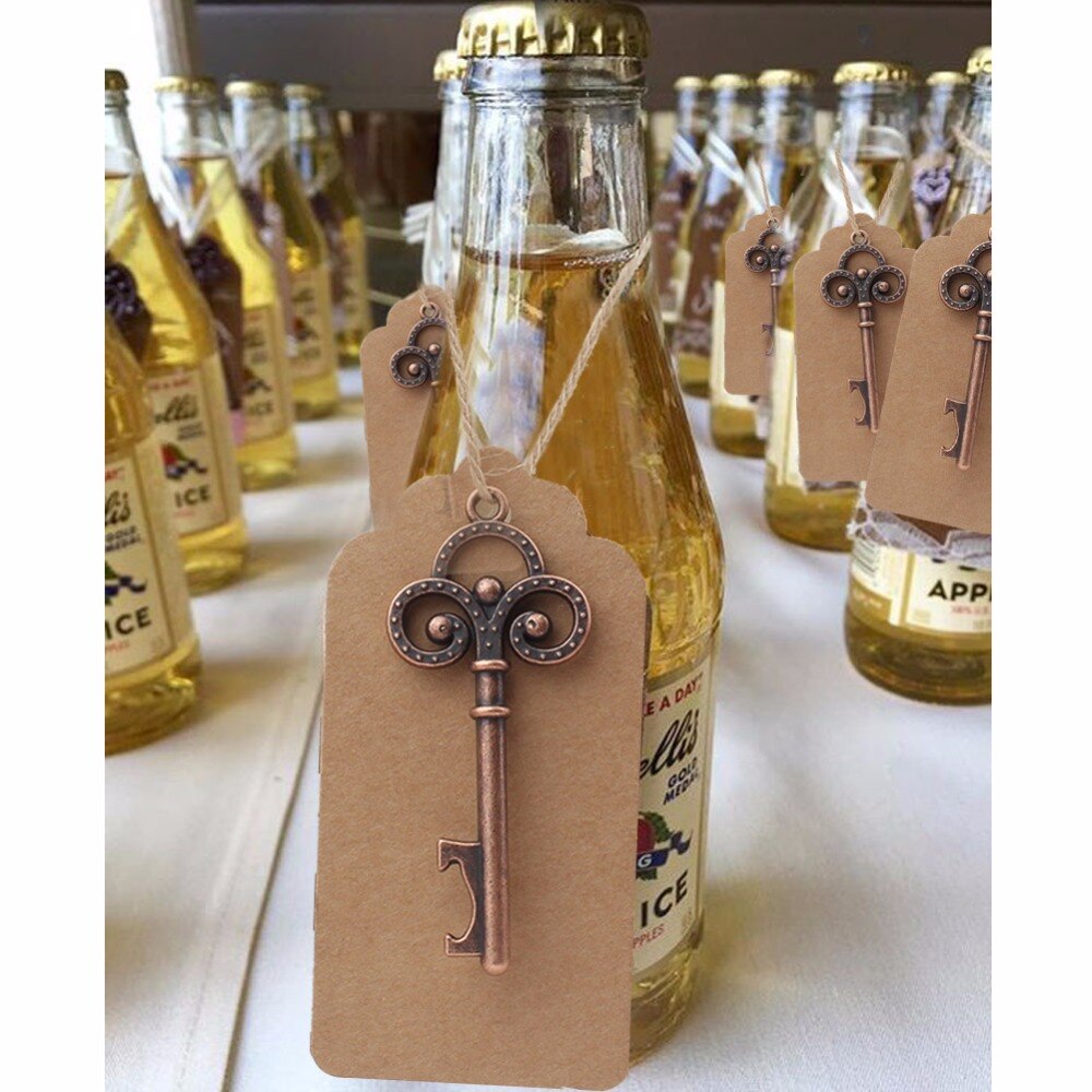 10 stücke Party Favors Jahrgang Skelett Flasche Öffner Hochzeit Gefälligkeiten und für sterben Gäste Hochzeit Souvenirs Festliche Partei Liefert
