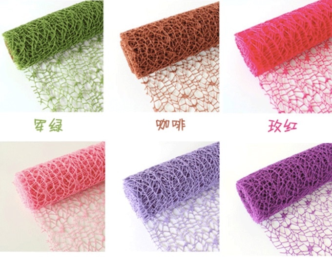 0,5x4,5 Meter Blick Netz tuch Kindergarten umgebung Layout Material Zauberstab dekoration bereich Partition dekoration