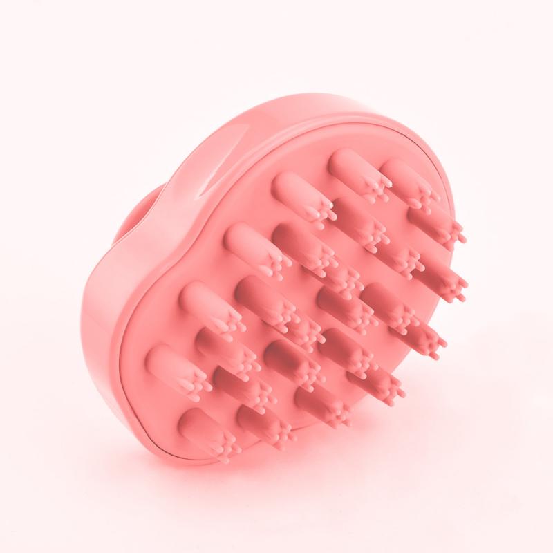 Massage Pinsel Silikon Kopf Shampoo Kopfhaut Massage Pinsel Kamm Haar Waschen Kamm Dusche Schlecht Pinsel Rosa Grün Weichen Shampoo pinsel