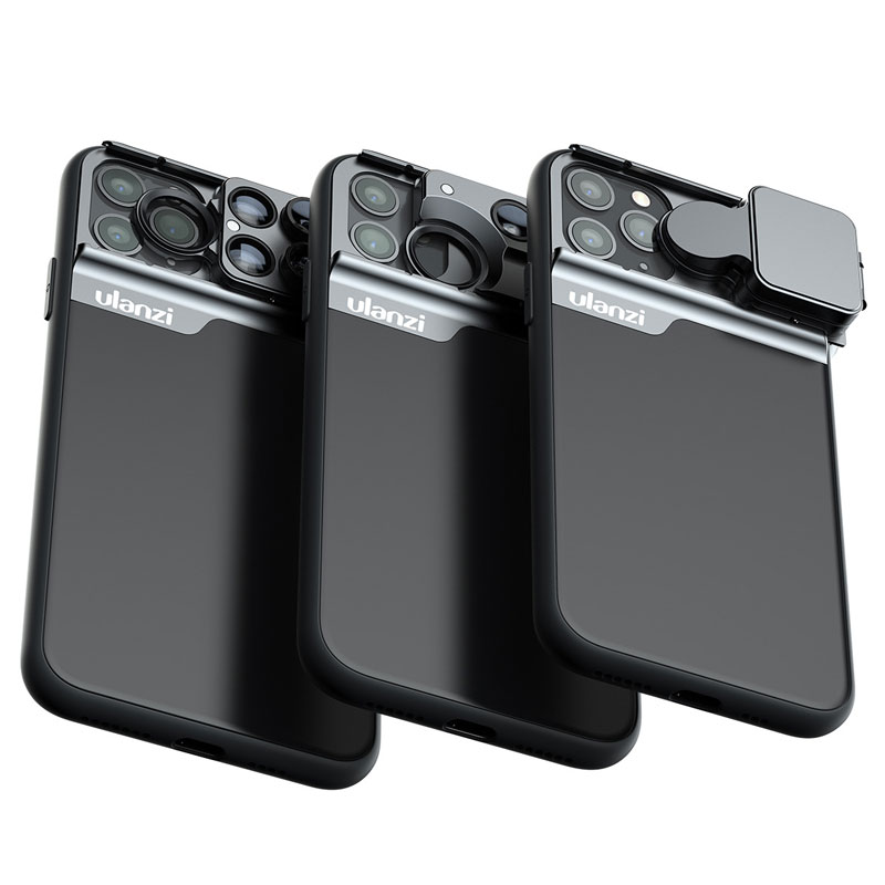 Ulanzi iPhone 11 Telefon Objektiv CPL Makro Fisheye Tele Filter Telefon fallen Bausatz Für iPhone 11 Profi/Profi Max len Zubehör