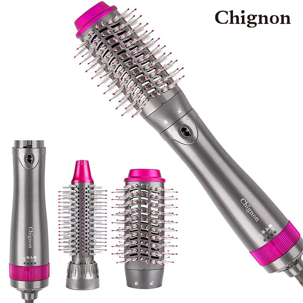 3th Generation Haar Trockner Styler und Volumizer Einen Schritt Heißer Luft Pinsel Haarglätter Curler Styling Werkzeug Elektrische Schlag Trockner