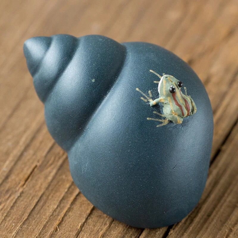 Kleine Tee Haustier schnecken Hand-gesprüht wasser Mini Tee zeremonie ornamente Griff stücke können verwendet werden, um wachsen Tee und spielen Tee zeremonie