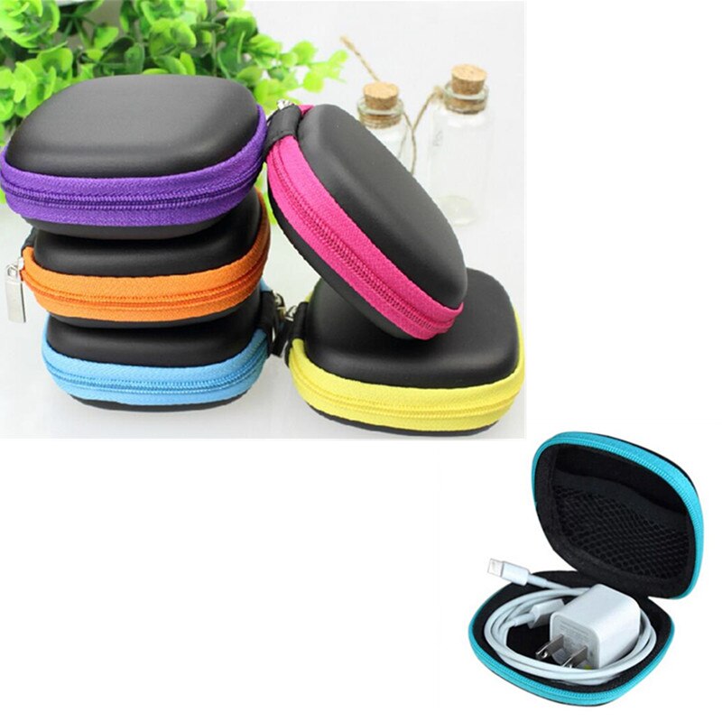 Clip Halfter Clip Spender Schreibtisch Organizer Taschen Kopfhörer Kopfhörer Kabel Ohrhörer Lagerung Tasche tasche zufällige farbe
