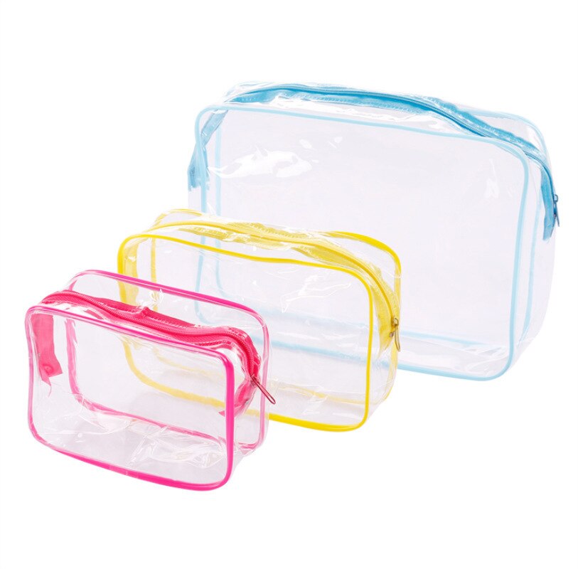 Schwimmen Taschen Wasserdichte PVC Frauen transparent Klar Reißverschluss machen-hoch Taschen Organizer Schlecht Waschen Machen hoch Tote Handtaschen fallen