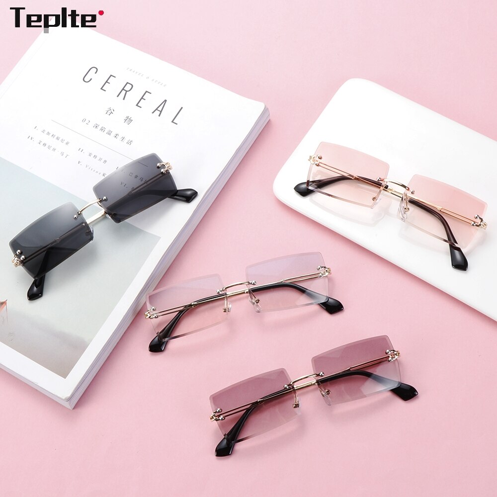neue sonnenbrille neue randlose trimmen platz sonnenbrille kleine gläser sonnenbrille sonnenschutz augenschutz