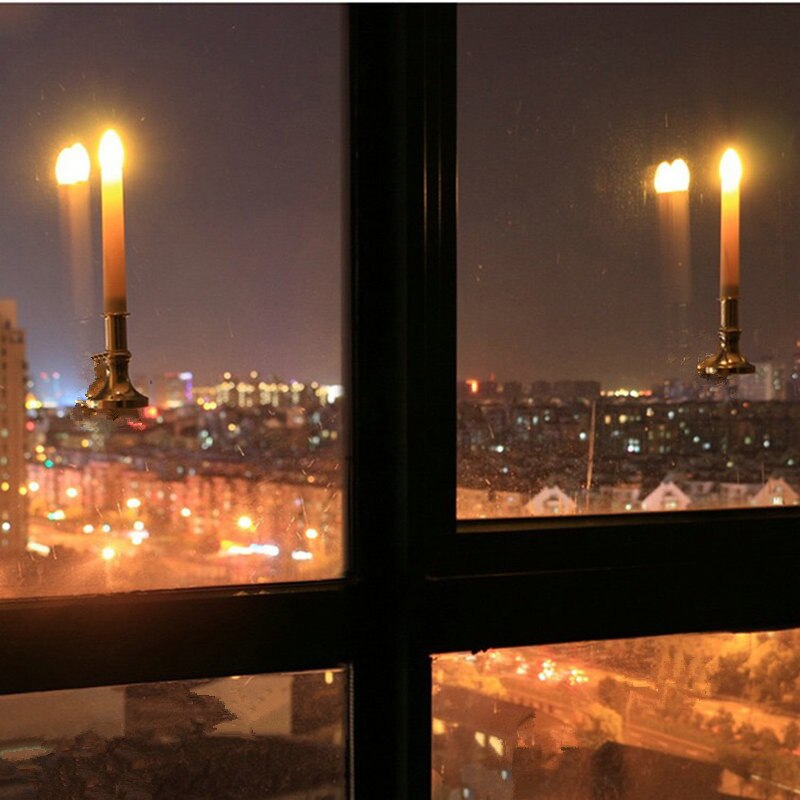 2 stücke Solar- angetrieben Kerze Zauberstab Lampe LED verjüngen kerze Stock Licht Kirche Hause Garten Fenster Pfad Terrasse Weihnachten Dekor -warm Weiß