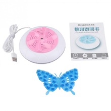 Mini Tragbare Ultraschall Vibration Waschmaschine Flecken Entferner USB Ultraschall Wäsche Reinigung Maschine für Reise