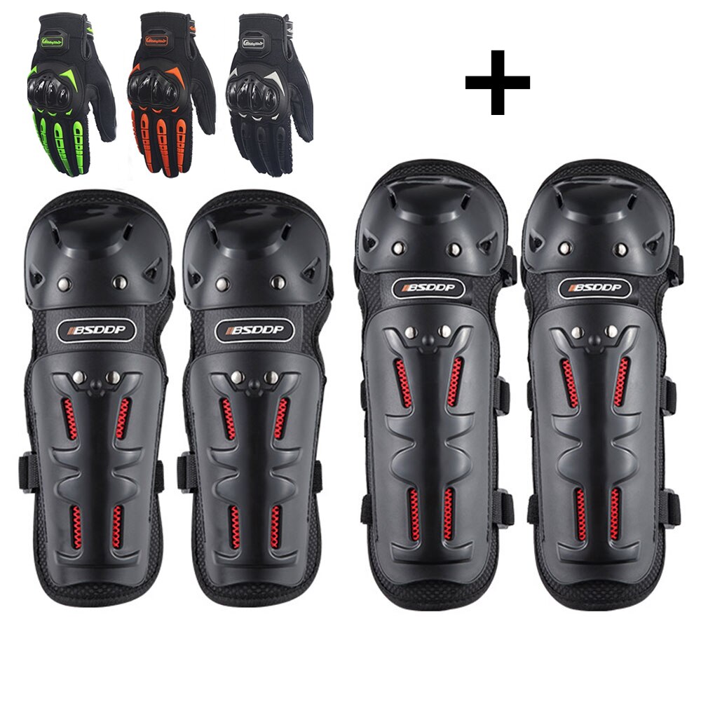 4 pc/s Motorrad Knie Pad Ellenbogen Schutz Schutz Getriebe wärmer mountainbike knie schutz Moto-Cross Ausrügestochen Motorrad zubehör