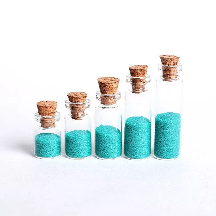 10Stck 0,5/1/1,5/2/2,5/4/5 ml Mini Glas Flaschen Zarte korken Wünschen Flaschen DIY Miniatur Flaschen Favor Kleine Glas Gläser